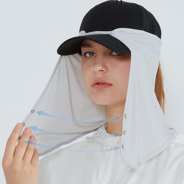 햇빛차단 가리개 모자 골프 등산 얼굴 목 햇빛가리개 운동 야외활동 페이스커버 물놀이 탈부착