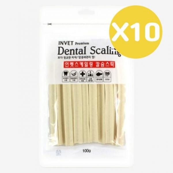강아지덴탈껌 바람개비 100g 개껌 칼슘 10P 반려견
