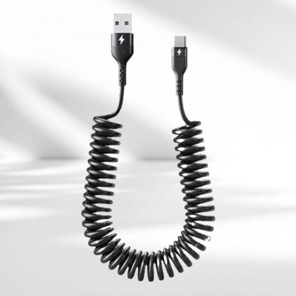 bns 편리한 USB 스프링 데이터 전송 파일 이동선 케이블