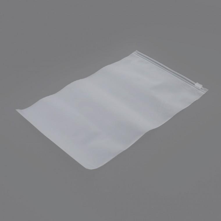 반투명 파우치 17x25cm 지퍼형 속옷포장 포장 먼지차단 운동가방 PVC 양말