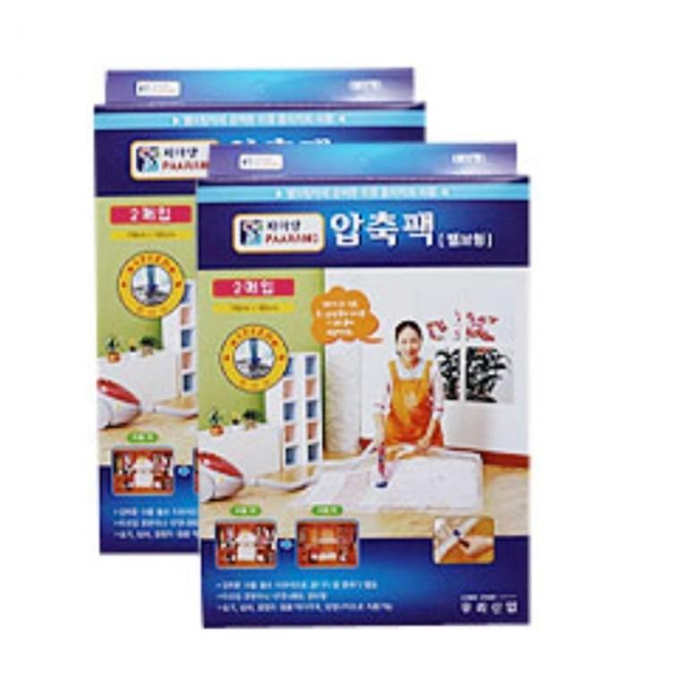 이불 압축팩 진공팩 압축 파우치 밸브형 110x100 2매