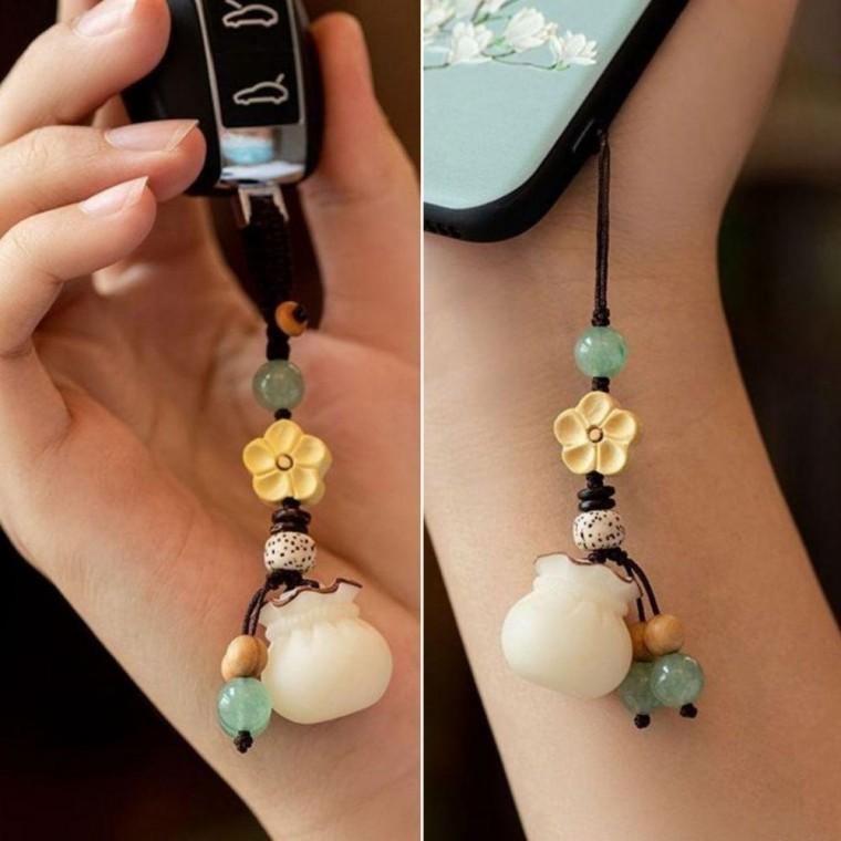 행운의 복주머니 키링 키홀더 핸드폰 고리 열쇠고리