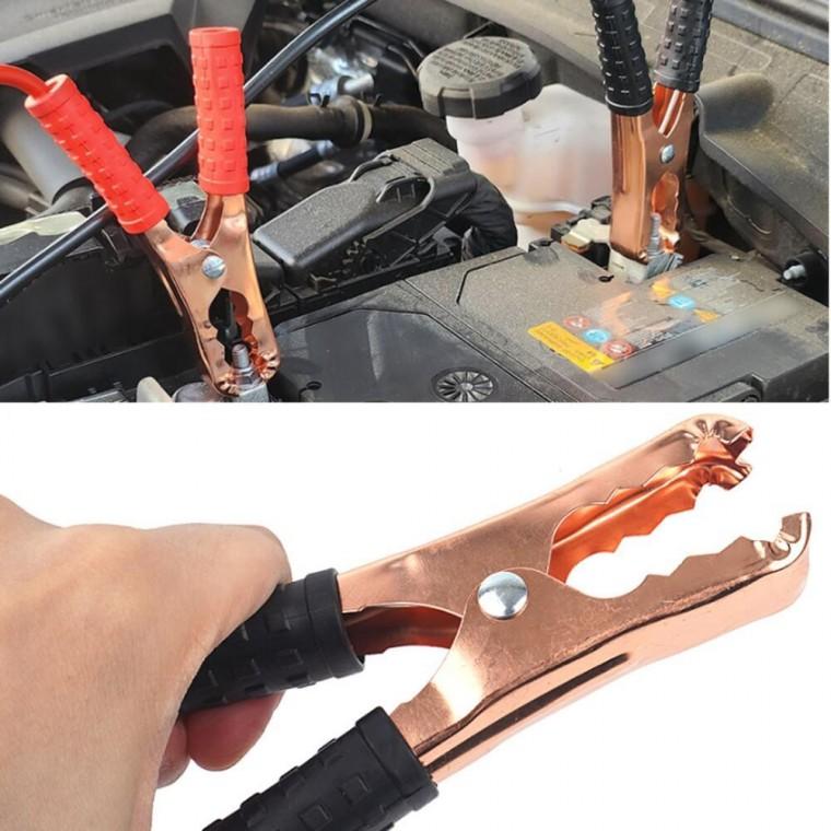 배터리 점프선 500AMP 차량용 쩜프선 휴대용 스타트 밧데리선 케이블 자동차
