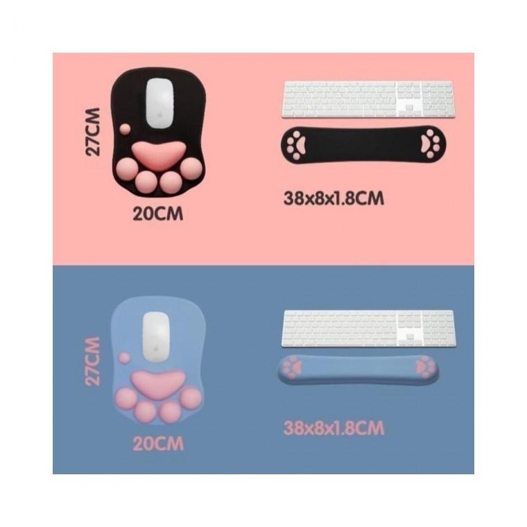 루미나D 강아지 발 마우스 패드 손목 쿠션 보호대 젤 패드 키보드