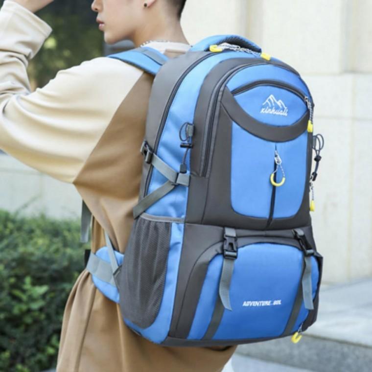 여행용 등산 낚시 가방 60L 대용량 아웃도어 백팩