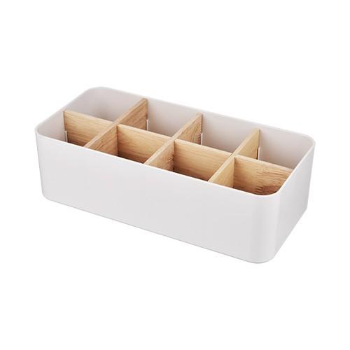 원목수납함 8칸/소품정리함/책상정리함/책상수납함/다용도정리함/수납정리함/책상정리함-12503