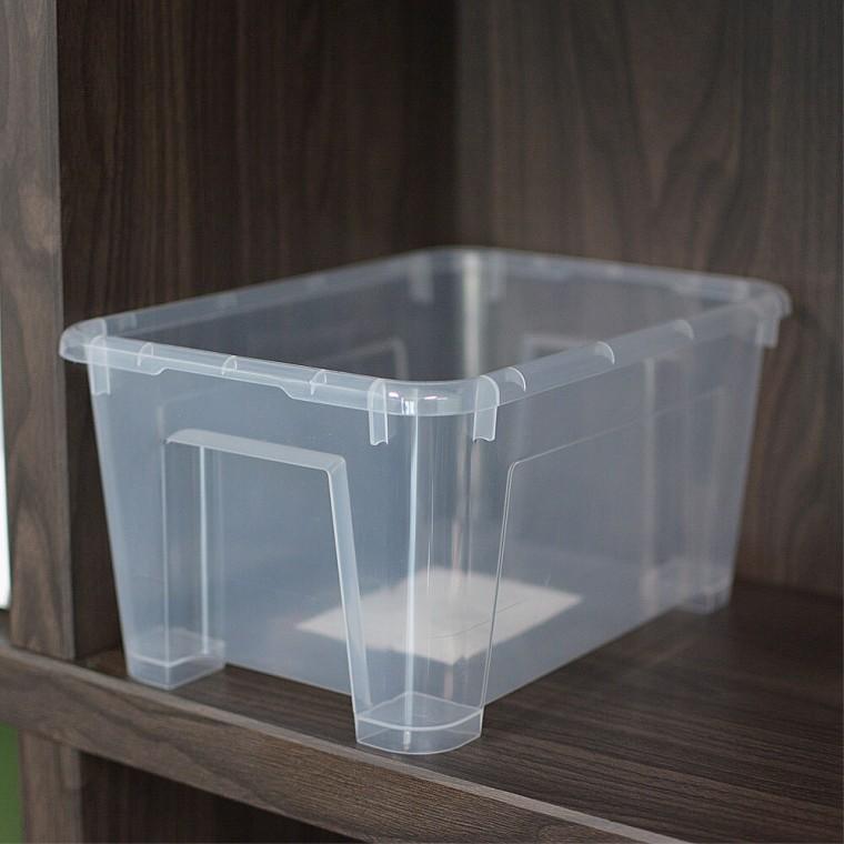 이케아 삼라 수납함 투명 보관함 28x19x14cm 5L 멀티포켓 인테리어 정리함