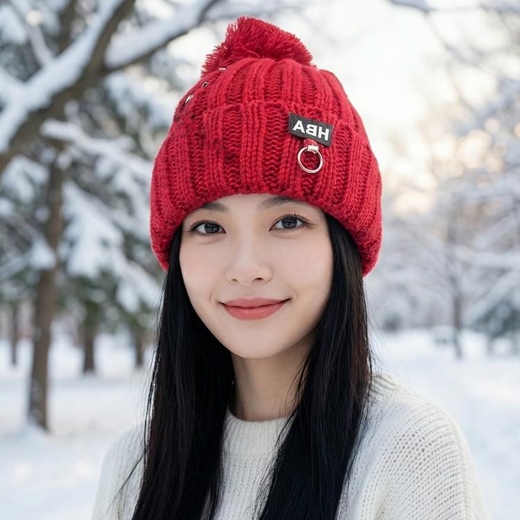 HBA링 털모자 겨울모자 귀달이모자 스키장모자 방울모자 왕방울모자 겨울버킷햇 겨울벙거지