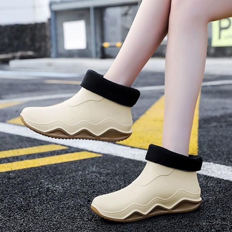 남녀공용 겨울 기모 레인부츠 내피 분리 장화