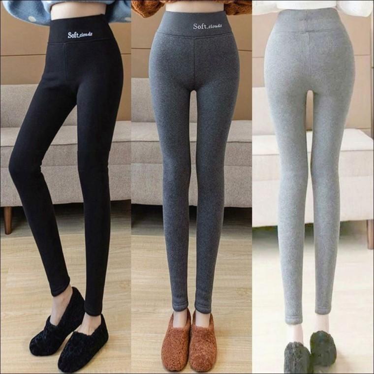 융털레깅스 레깅스 쫄바지 여자 3색 겨울 두꺼운 기모안감