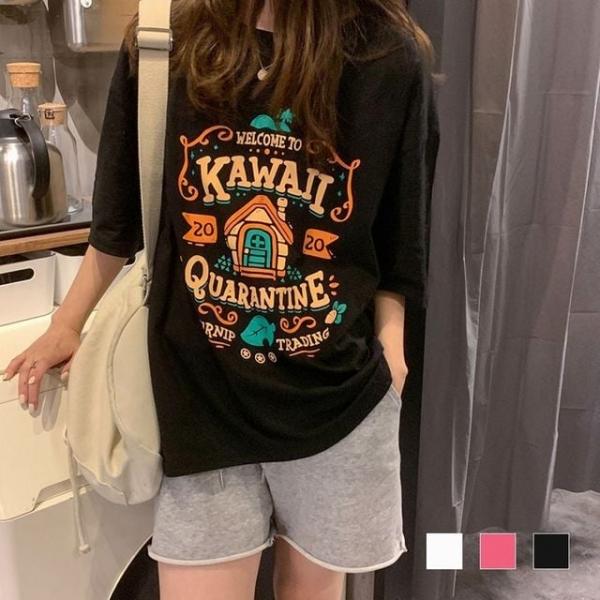 반팔티셔츠 프린팅티 남녀공용 라운드넥티 여름 데일리