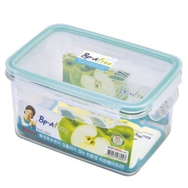 직사각 냉장고 찬통 트라이탄 밀폐용기 900ml 반찬통