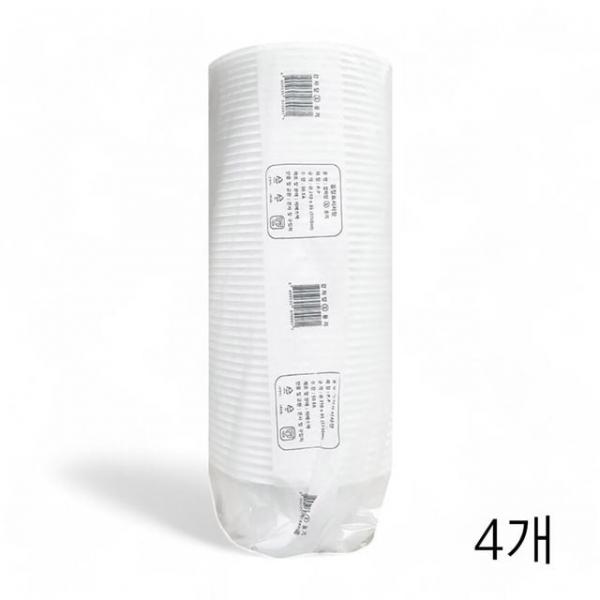 WL 지에스팩 일회용 감자탕용기 1번 210X85mm 50입 X 4개 업소용 마라탕 포장그릇