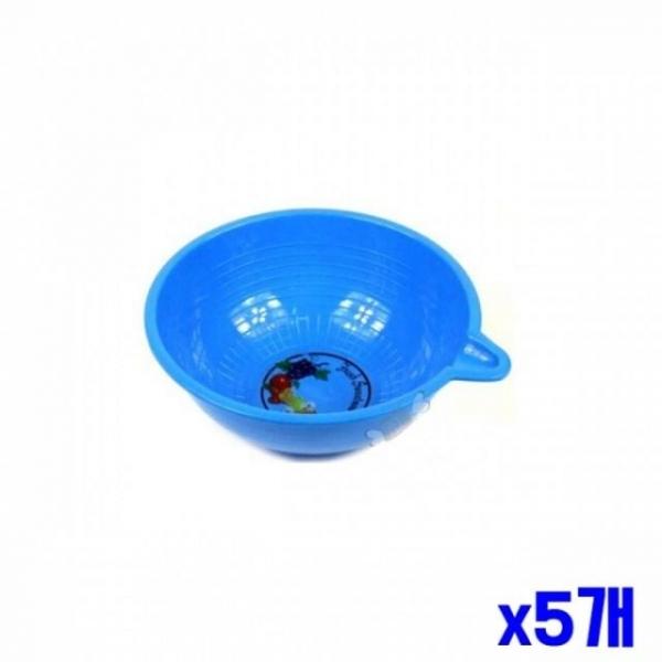 WL 플라스틱 컬러 욕실 바가지 22.5x32.5x8.5cm x5개