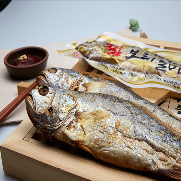 녹차로 냄새잡은 영광 찐보리굴비 선물용 중(29cm내외) 10마리 세트 법성포 부세 보리굴비