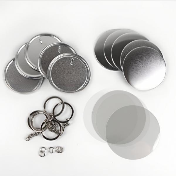 58MM 원형 핀버튼 키링 메탈 DIY 제작세트 100개입