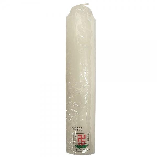 묵직한 한 개의 촛불 그 이름은 밀초 양초 340g 1입