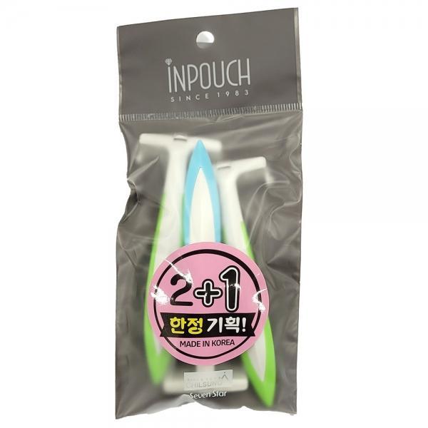 한번 밀면 깔끔하게 정리 그립감 좋은 여성제모기 3입