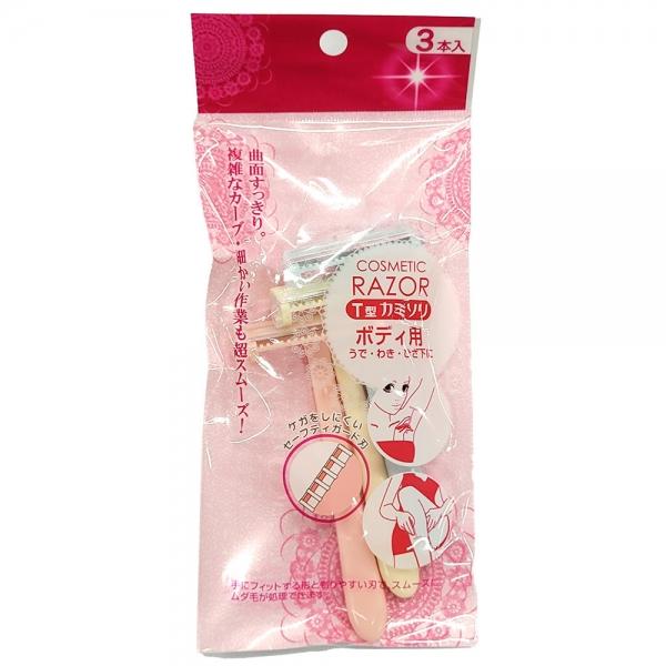 겨르랑이 팔 무릎 아래 손쉽게 정리 여성면도기 3입