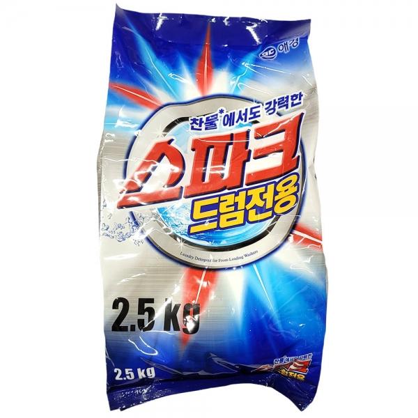 찬물에서도 강력세척 소금함유 드럼용 세탁세제 2.5kg