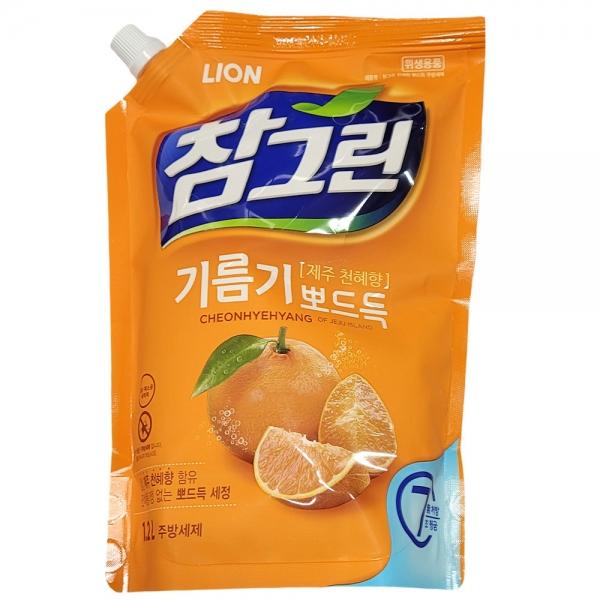 천혜향 추출물 잔여물 걱정없는 설거지 주방세제 1.2L