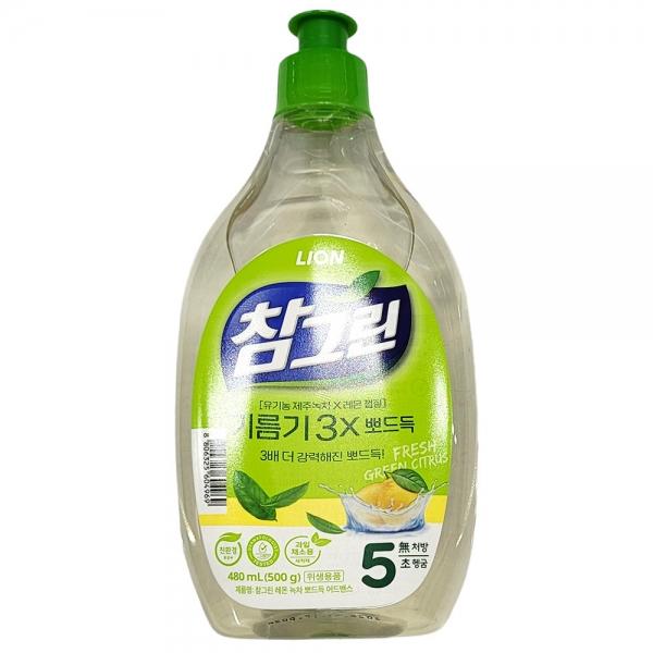 제주녹차 레몬껍질 3배 더 강력해진 주방세제 480ml
