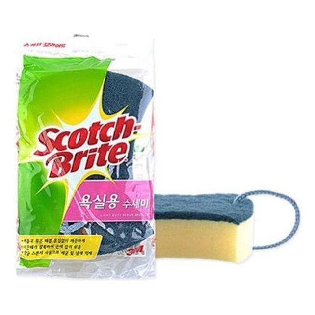 3M 욕실용 수세미 주방 행주 설거지 청소 싱크대