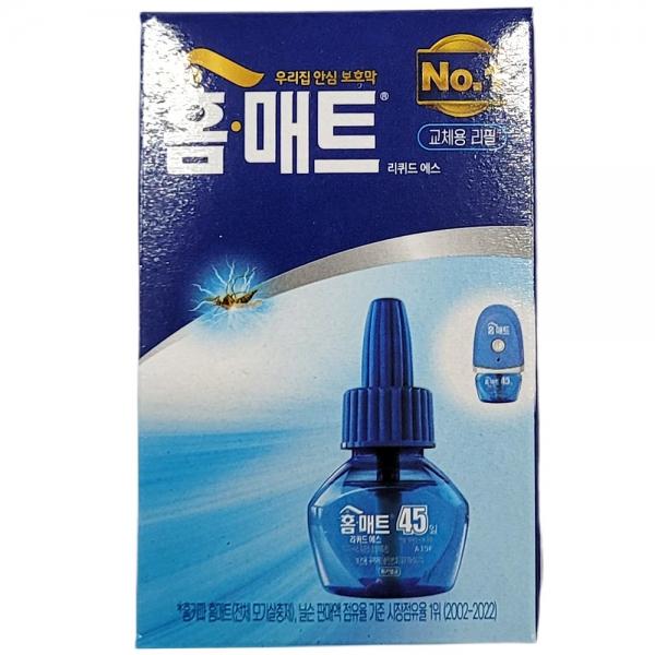 45일간 지속되는 리필용 훈증기 모기 살충제 29ml 1입
