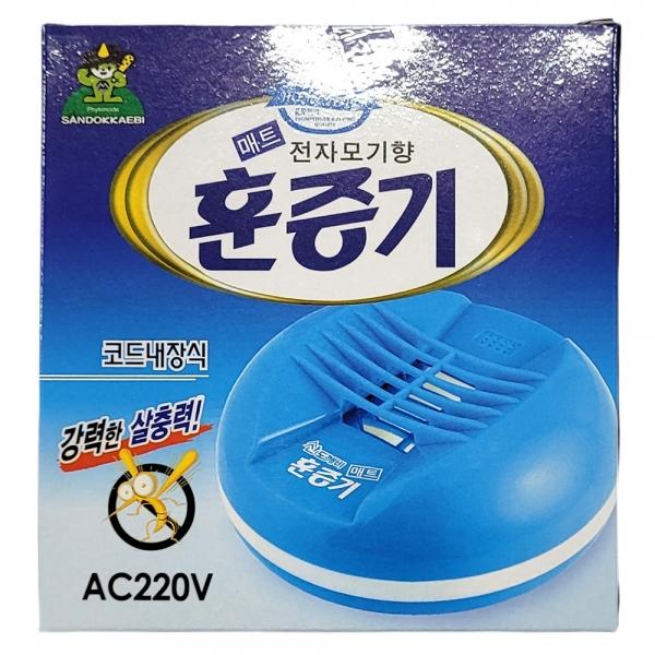 강력한 살충력 코드내장식 전자 매트 모기향 훈증기