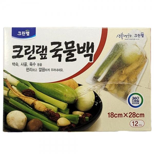백숙 사골육수 편리 깔끔하게 우려내세요 국물백 12개