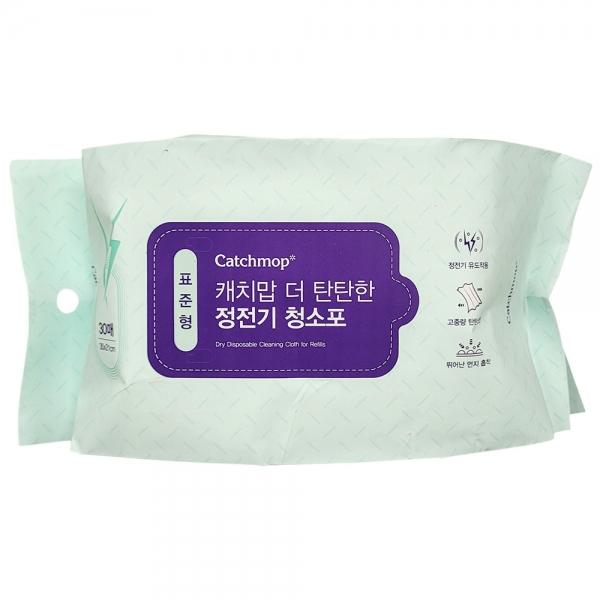가전제품 선반위 뛰어난 먼지흡착 정전기 청소포 30매