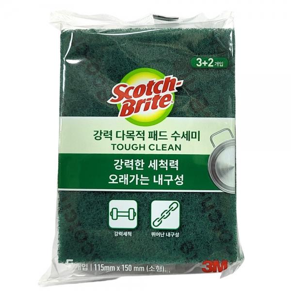 기름때 강력 세척 오래가는 뛰어난 내구성 수세미 5입