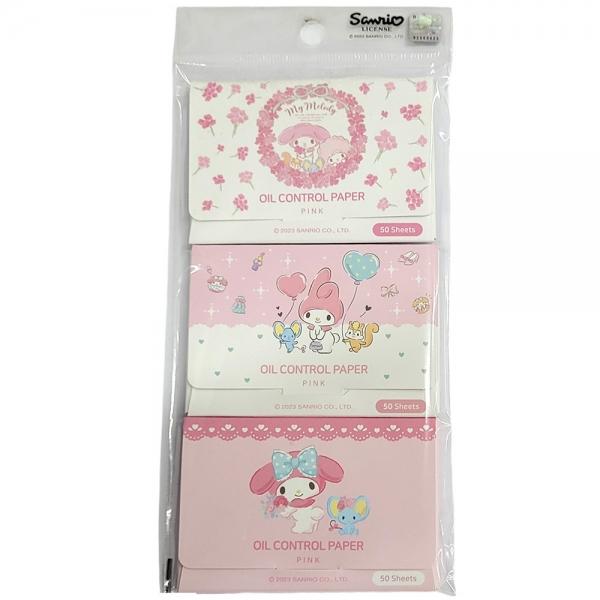 핑크 색상 얼굴 유분기 흡수 기름종이 50매 3입