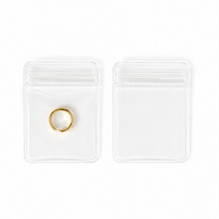 투명 악세사리 보관 지퍼백 5x7cm 1개 휴대용 주얼리 파우치