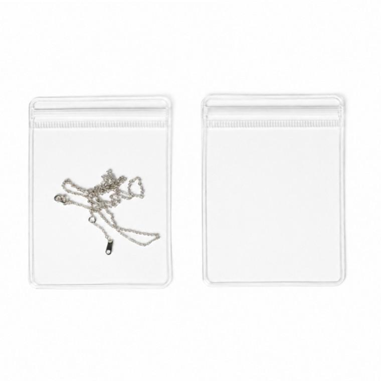 투명 악세사리 보관 지퍼백 7x10cm 1개 휴대용 주얼리 파우치