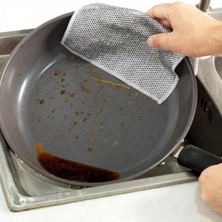 부드러운 쇠 철 주방 설거지 청소 두겹 수세미