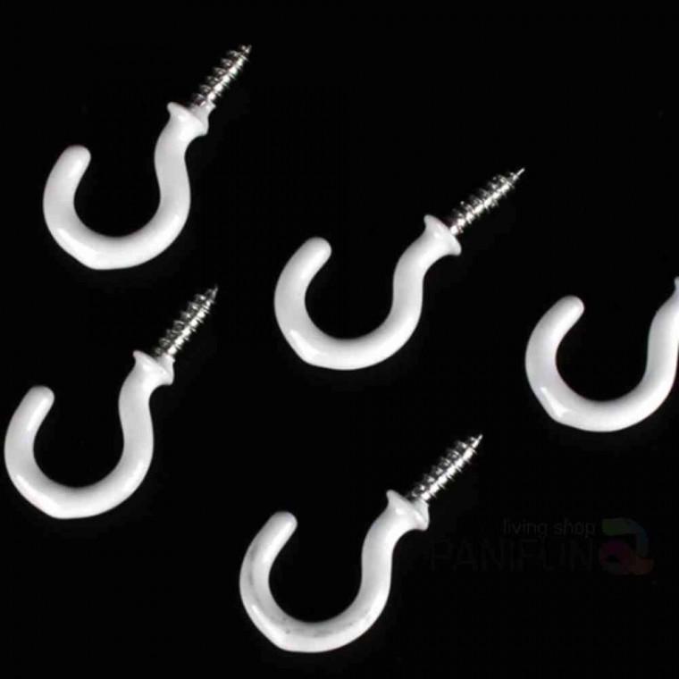 벽걸이 스크류 나사 후크 5개입 나사고리 주방걸이 나사후크 주방도구걸이 나사걸이 스크류후크 다용도후크