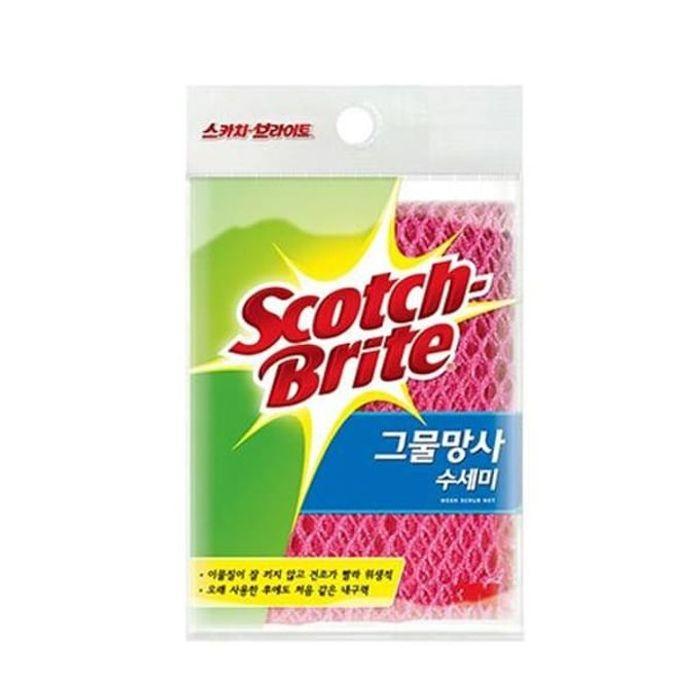 3M 수세미 그물 망사 주방 수세미 랜덤 30X30cm
