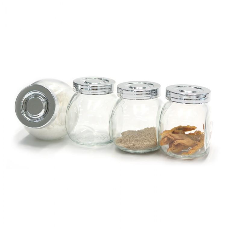 이케아 라이탄 RAJTAN 유리 양념통 150ml 4개 허브 조미료 주방용품 설탕 소금