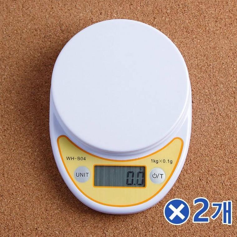 계량용 디지털 정밀 주방저울 0.1gx2개 카페필수품