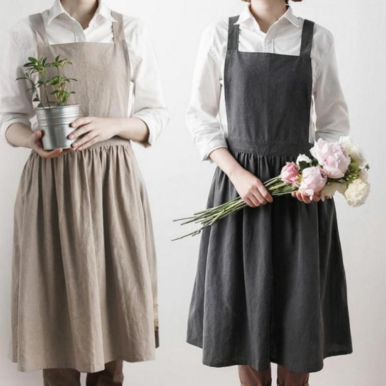 원피스 앞치마 주방 카페 바리스타 어린이집 원예