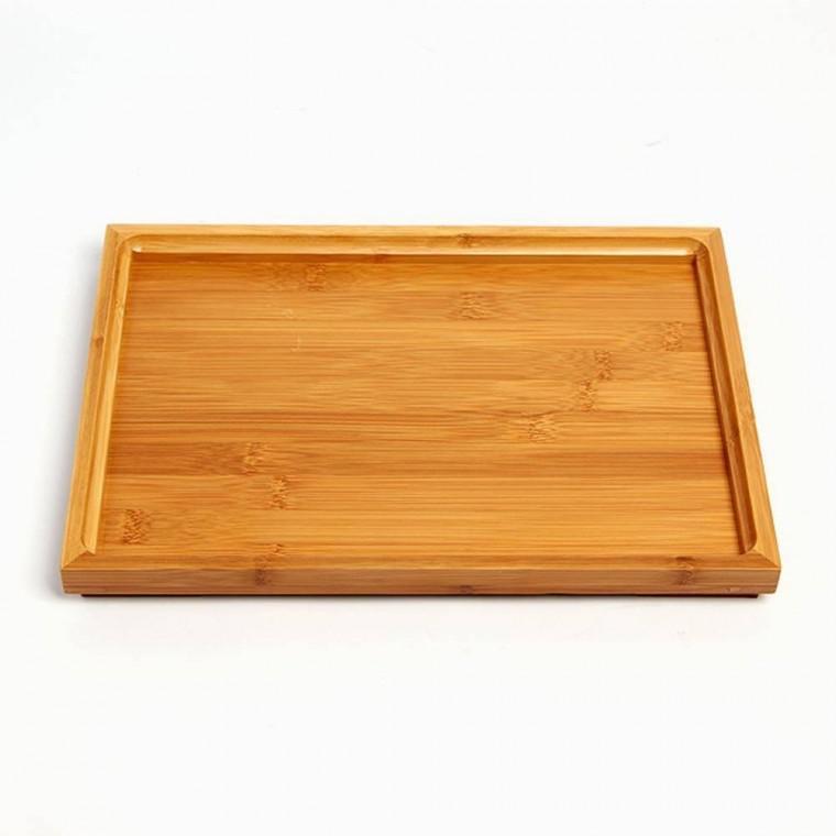 카페트레이 대나무 사각쟁반 37x26cm 우드주방용품