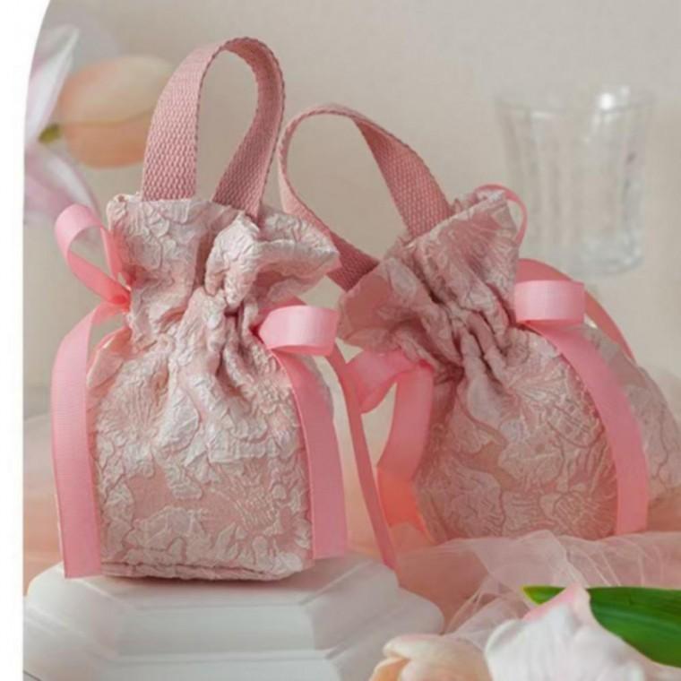 손잡이 자카드 팬던트 고급 명절 답례품 웨딩 설날 명절 복주머니