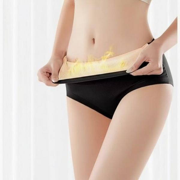 여성 하이웨스트 복부보정 발열 보온 팬티