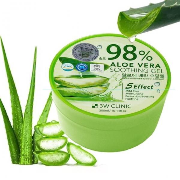 3W 클리닉 알로에 베라 보습 수딩젤