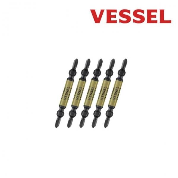 십자비트 육각 양용 자화기 2X65mm 사키스보 슬림비트 5PCS
