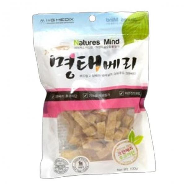 강아지 담백한 간식 베리 명태 100g 1P 오래먹는 스낵