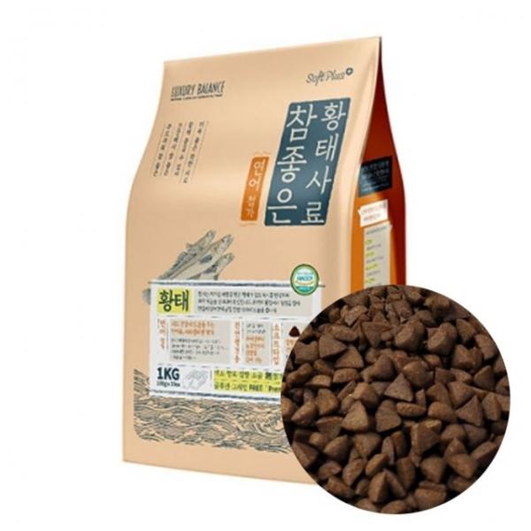 강아지 소프트 황태 사료 연어 1kg 1P 영양 건식 말랑