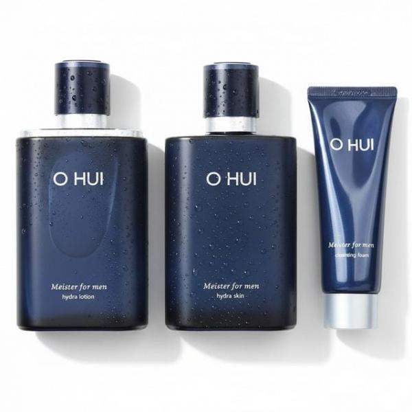 끈적임없이 촉촉하게 마무리되는 남성화장품 기초세트