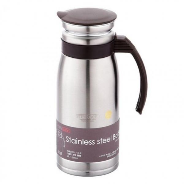 국산 스텐물병 보온보냉 업소용 식당 물통 1300ml